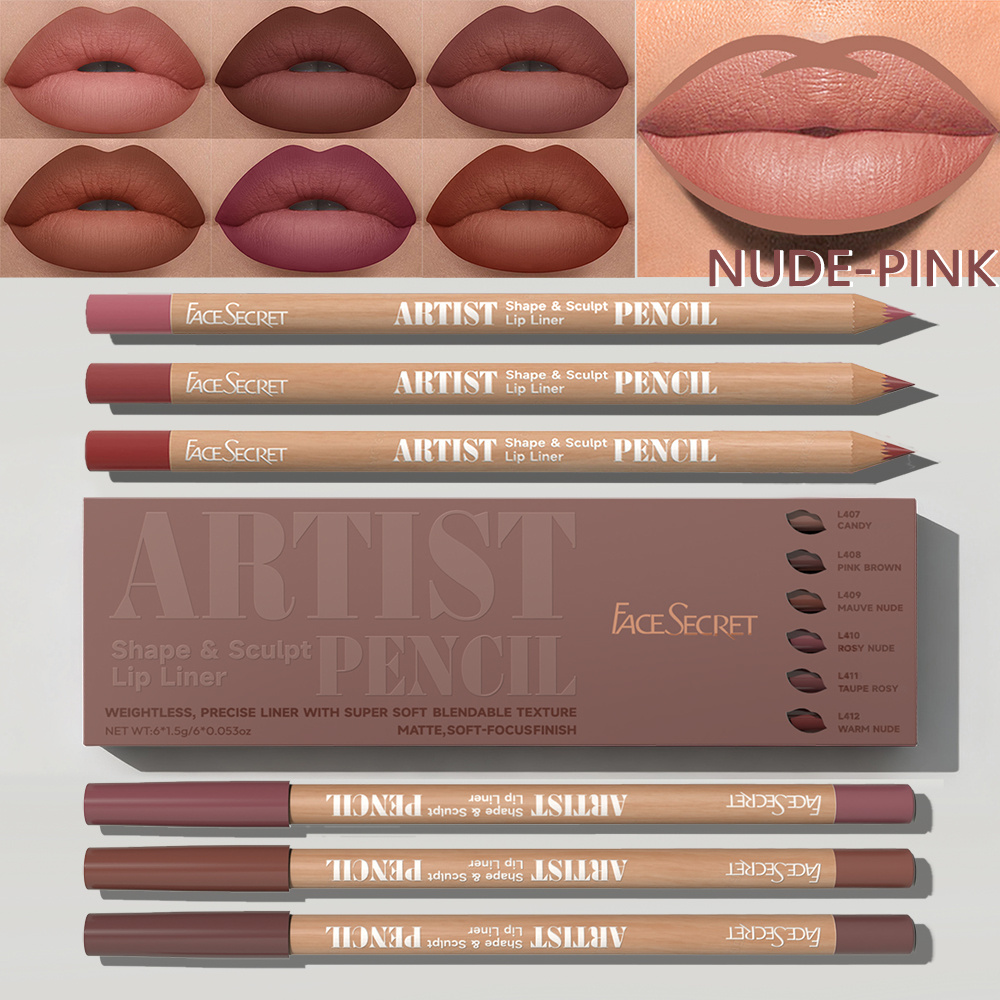 6pcs Set Artist Face Secret Li - Lip Liner Pencil 리뷰 및 가격