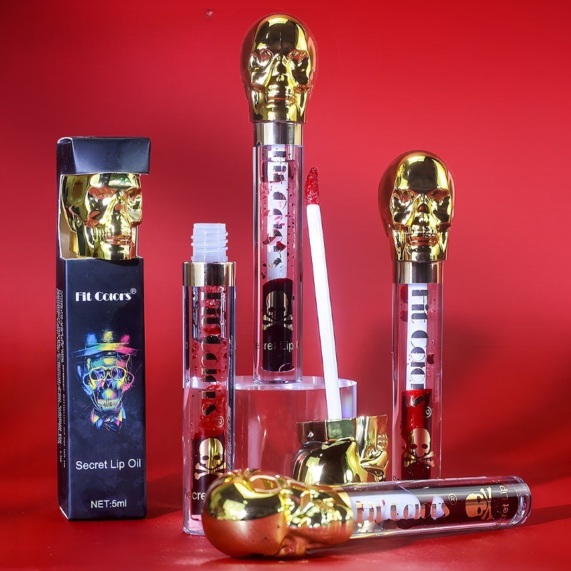 Vampire Style Lip Gloss Skull  - Beauty Makeup Store 리뷰 및 가격