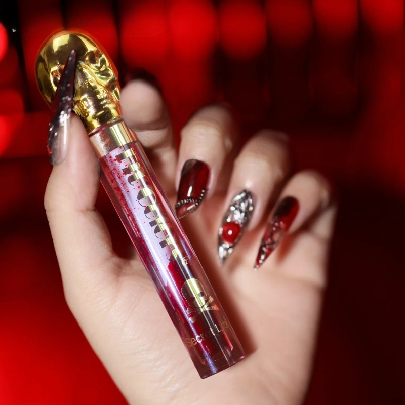Vampire Style Lip Gloss Skull  - Beauty Makeup Store 리뷰 및 가격