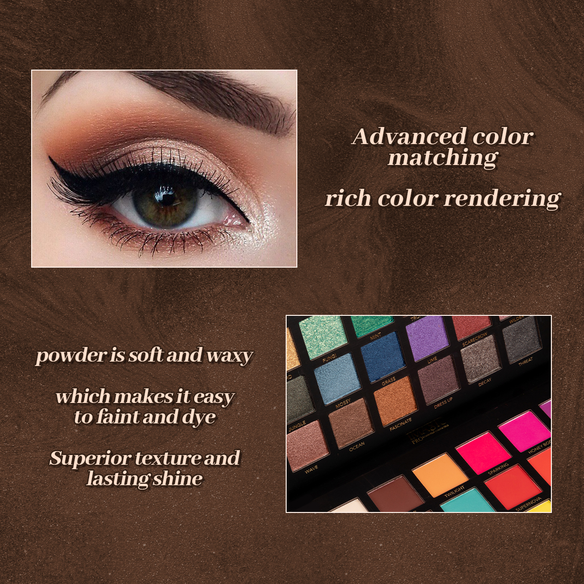 IMAGIC 48-Color Eyeshadow Matt - Beauty Makeup Images 리뷰 및 가격