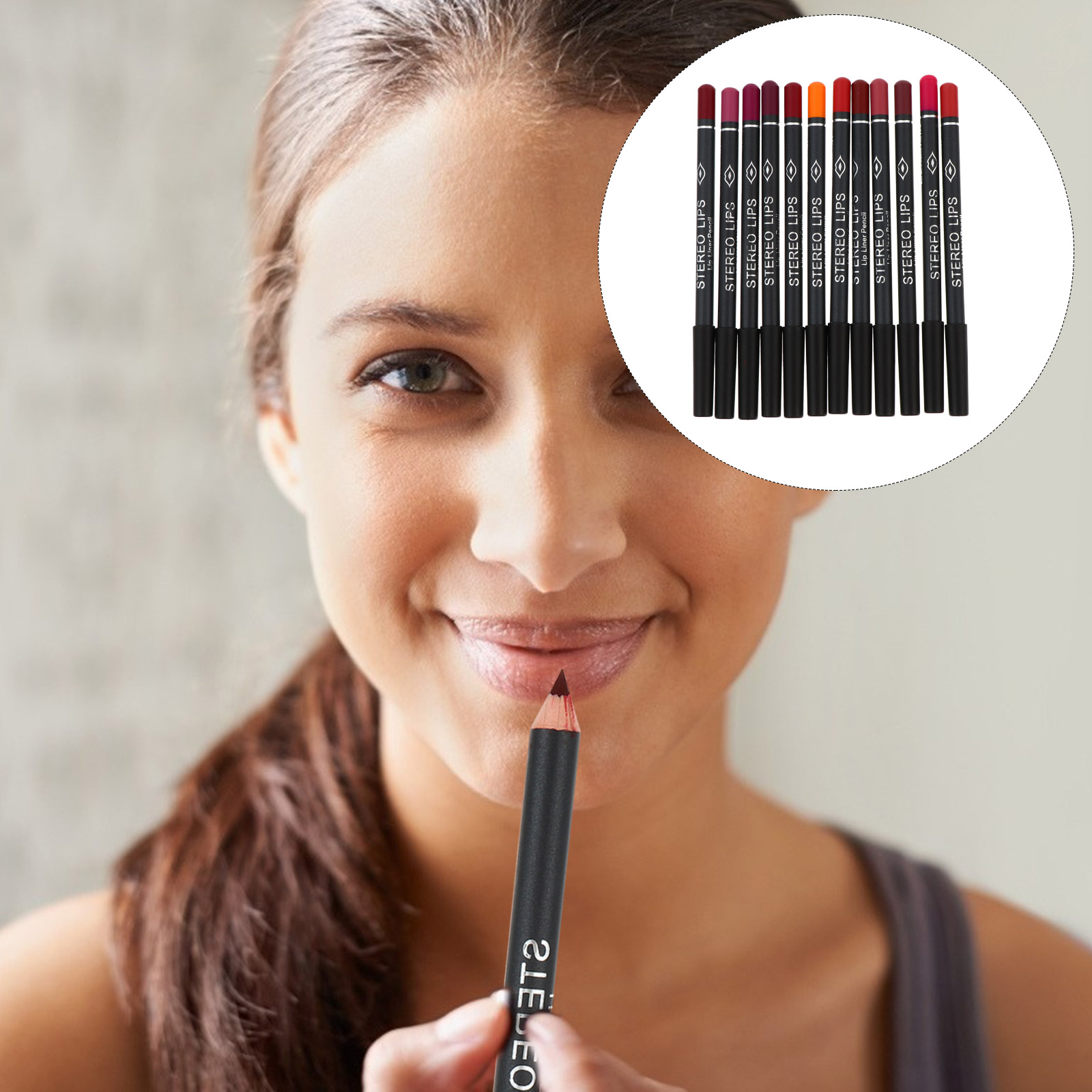 12 Pcs Lip Liner Wood Material - Lip Liner Pencil 리뷰 및 가격