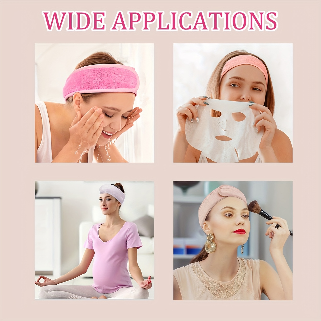 3pcs Mommy Me Headband & Wrist - Woman Beauty Makeup 리뷰 및 가격