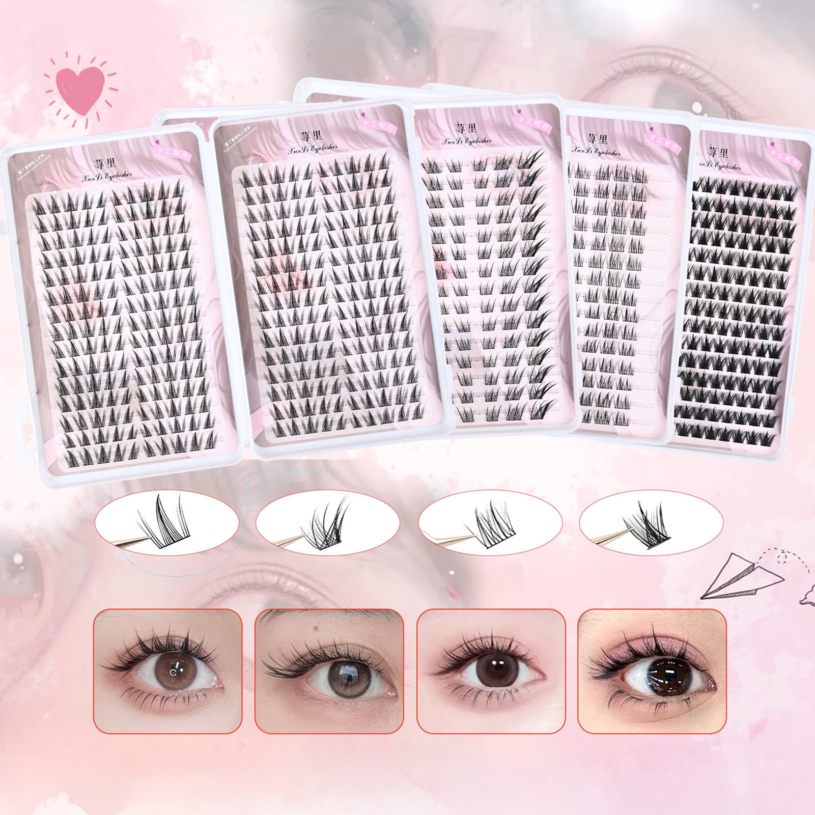 30rows 3D Wispy Fluffy Fake Ey - Beauty Makeup Look 리뷰 및 가격
