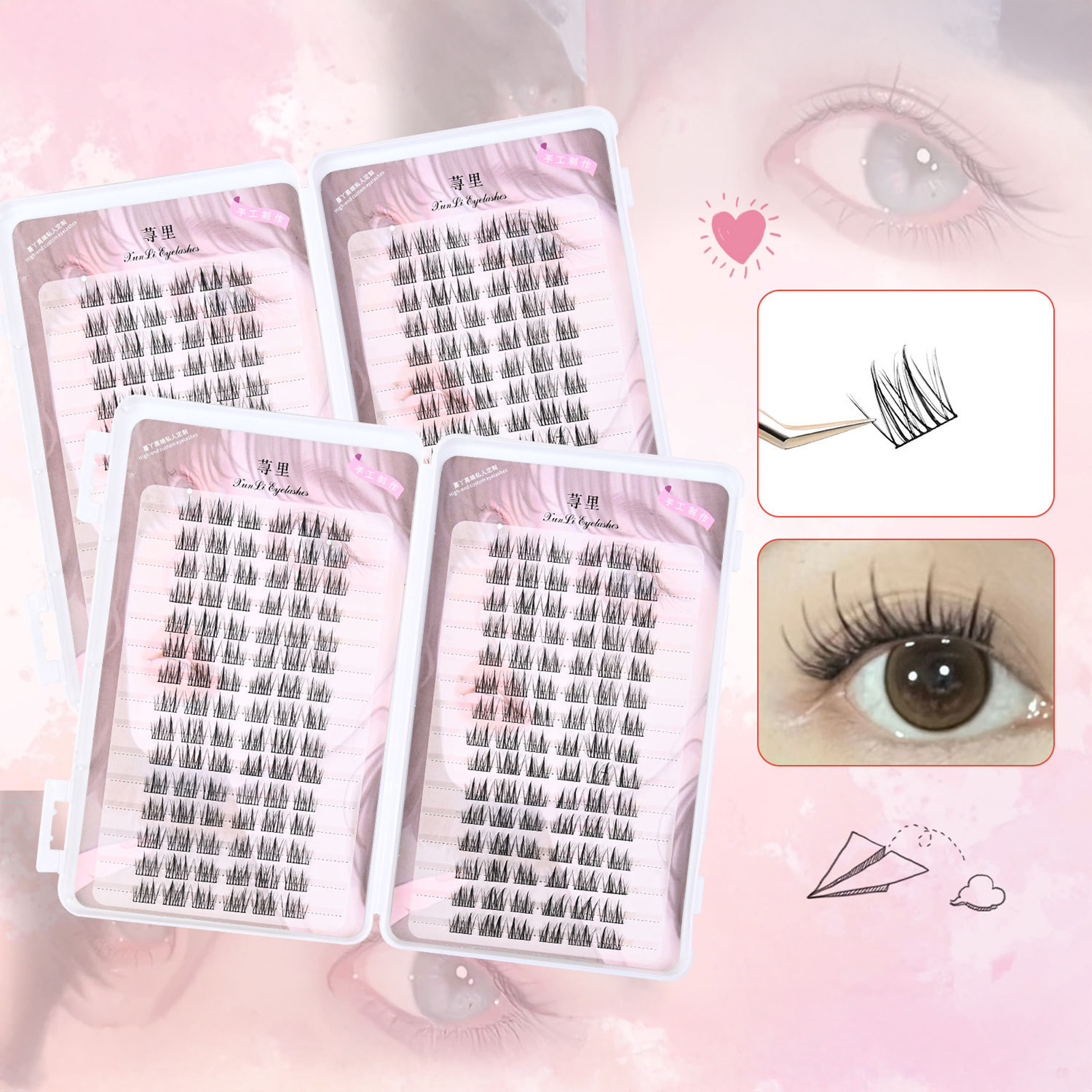 30rows 3D Wispy Fluffy Fake Ey - Beauty Makeup Look 리뷰 및 가격