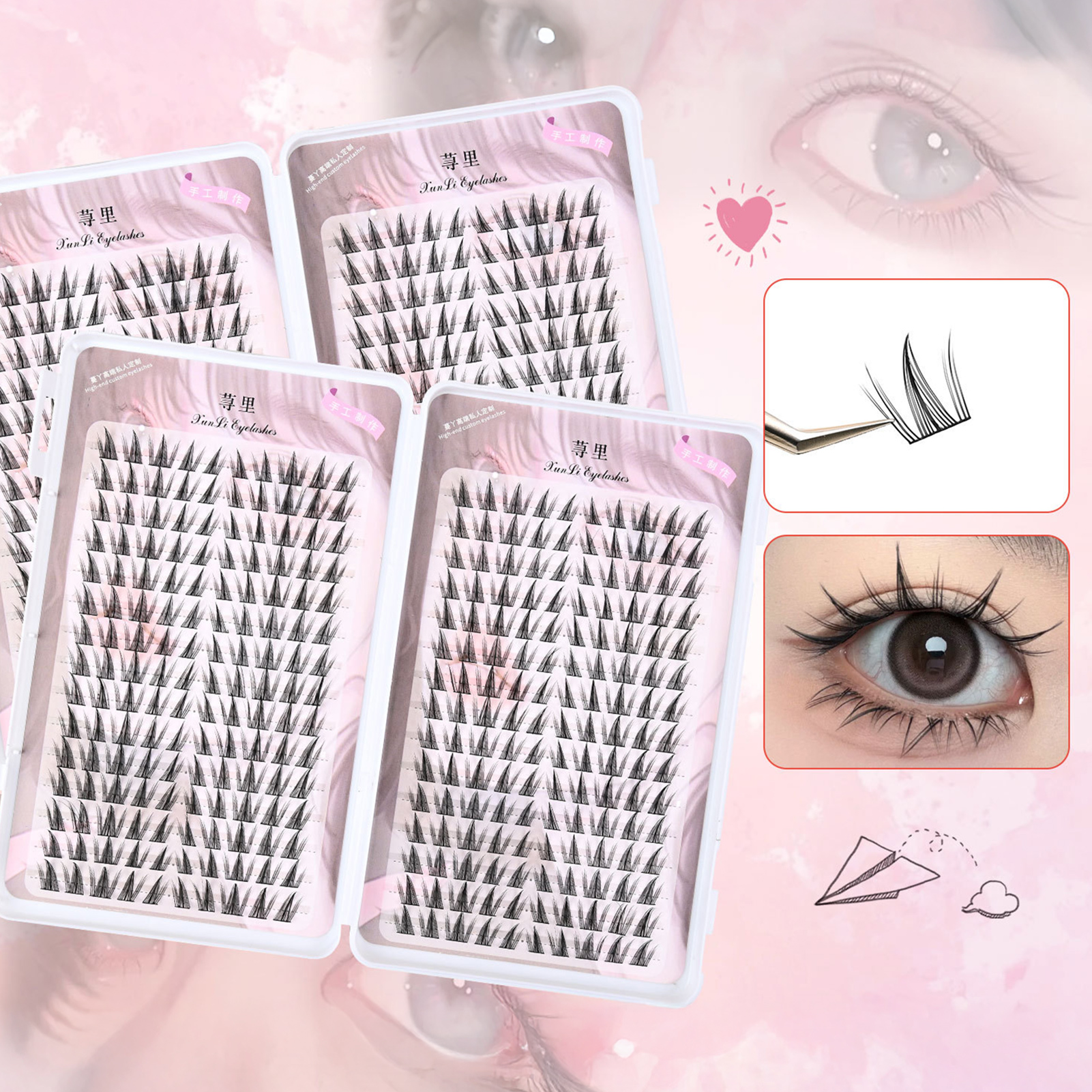 30rows 3D Wispy Fluffy Fake Ey - Beauty Makeup Look 리뷰 및 가격