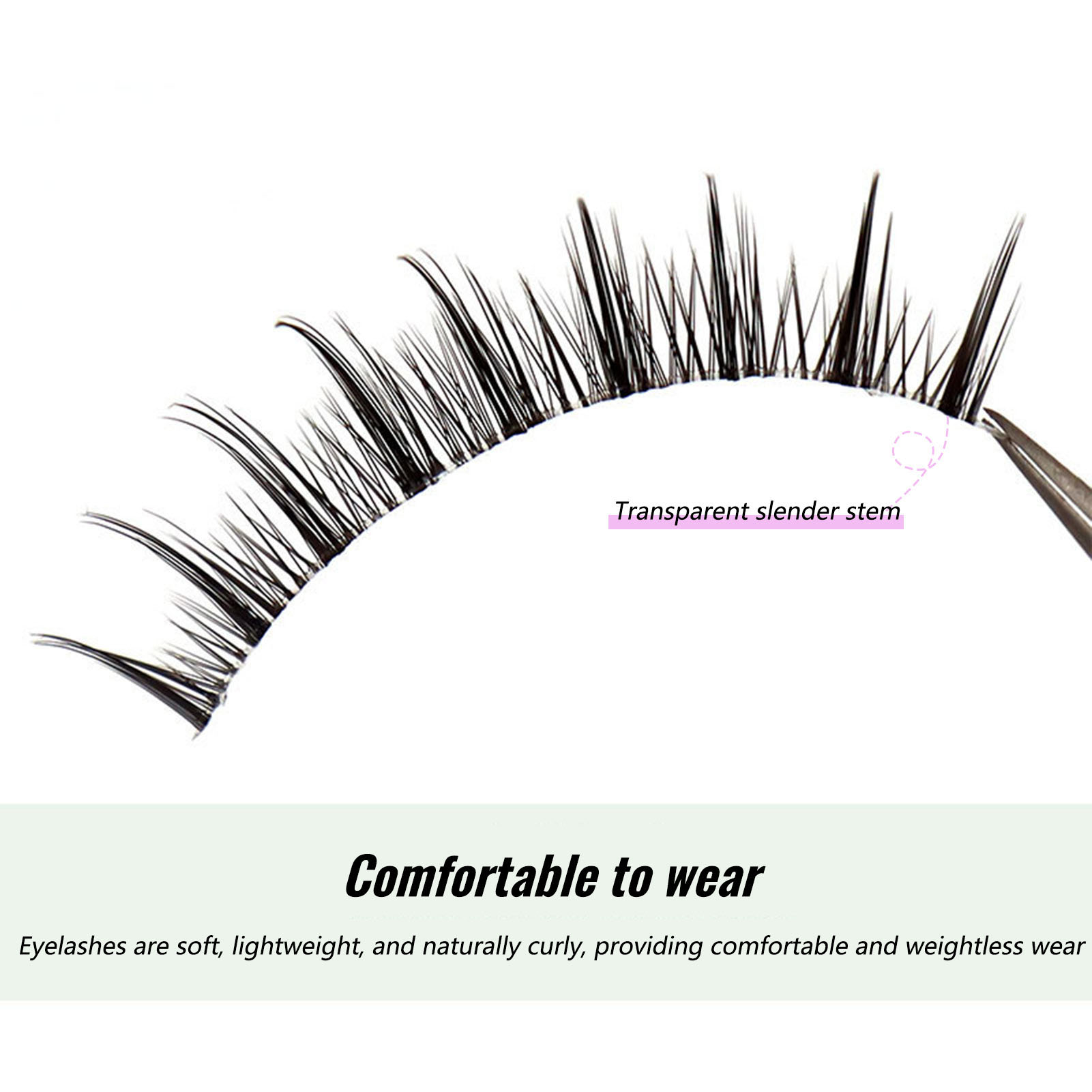 Lashes Wispy Eyelashes 6-12mm  - Beauty Makeup Look 리뷰 및 가격