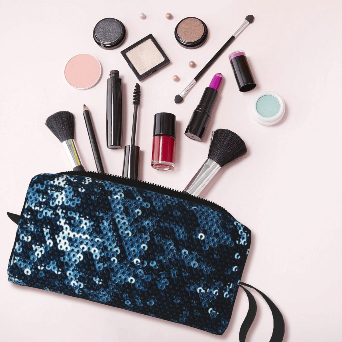 Travel Blue Sequins Glitter Ed - Beauty Makeup Edit 리뷰 및 가격