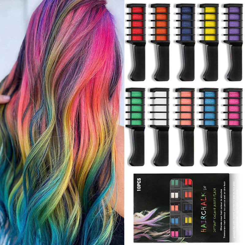 10PCS Children Multi Color Hai - Beauty Makeup For Kids 리뷰 및 가격