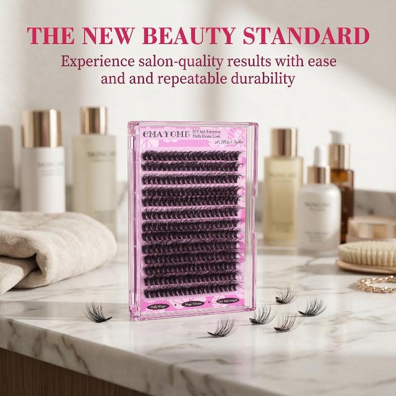Wispy D Curl Cluster Lashes 14 - Eyelash Extension 리뷰 및 가격