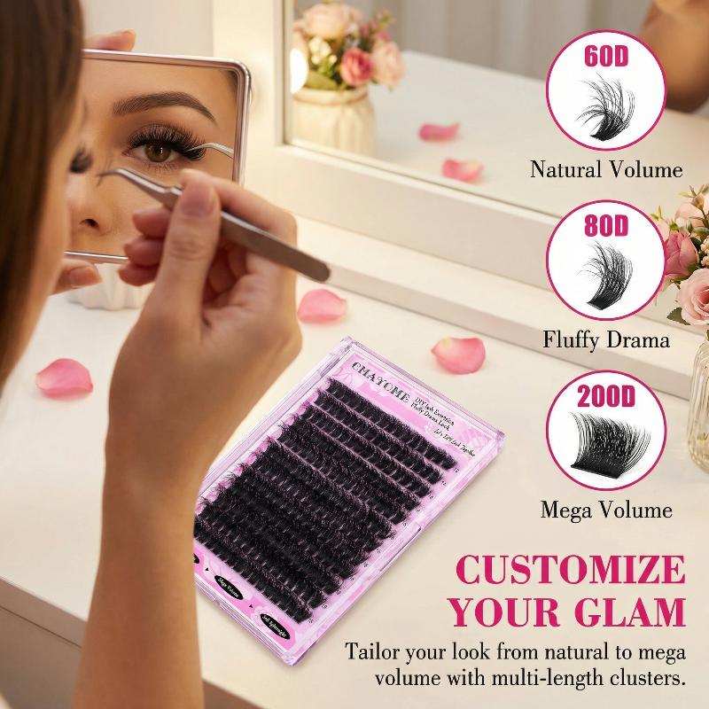 Wispy D Curl Cluster Lashes 14 - Eyelash Extension 리뷰 및 가격