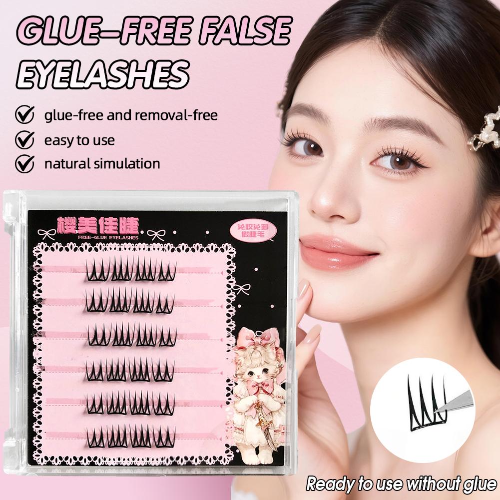 DIY Self Adhesive False Eyelas - Beauty Makeup Look 리뷰 및 가격