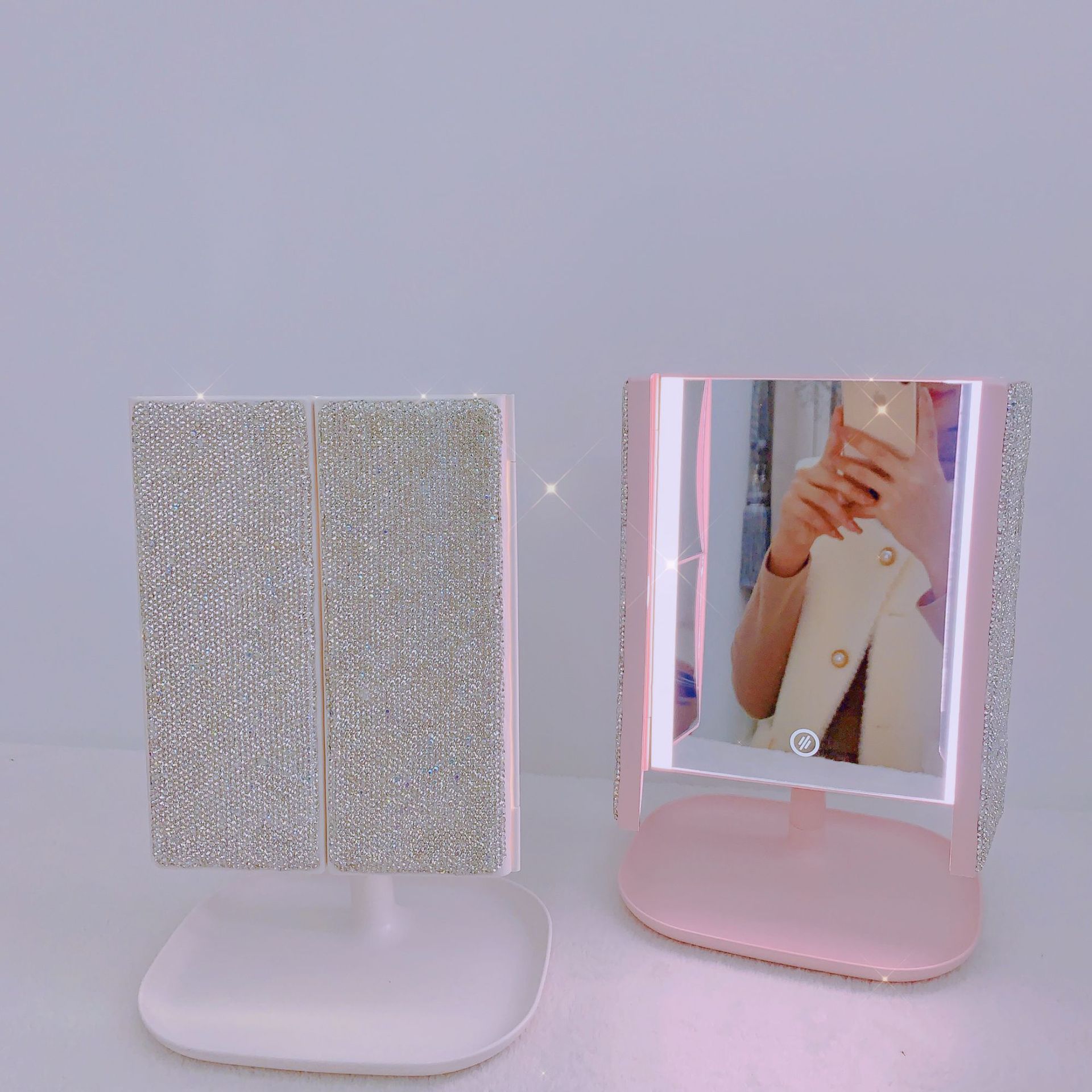 Trifold LED Makeup Mirror Beau - Beauty Forever Makeup 리뷰 및 가격