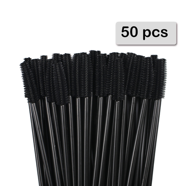 50pcs Silicone Mascara Wands A - Woman Beauty Makeup 리뷰 및 가격