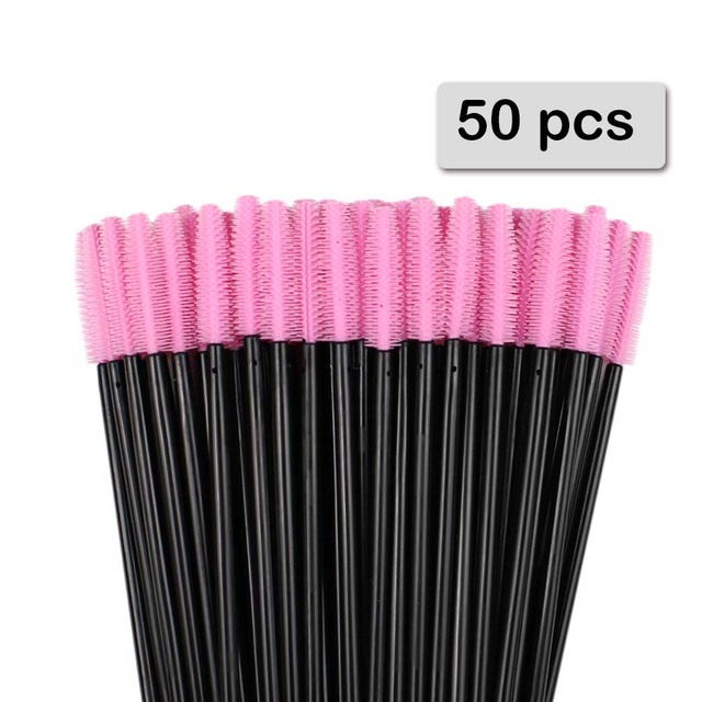 50pcs Silicone Mascara Wands A - Woman Beauty Makeup 리뷰 및 가격