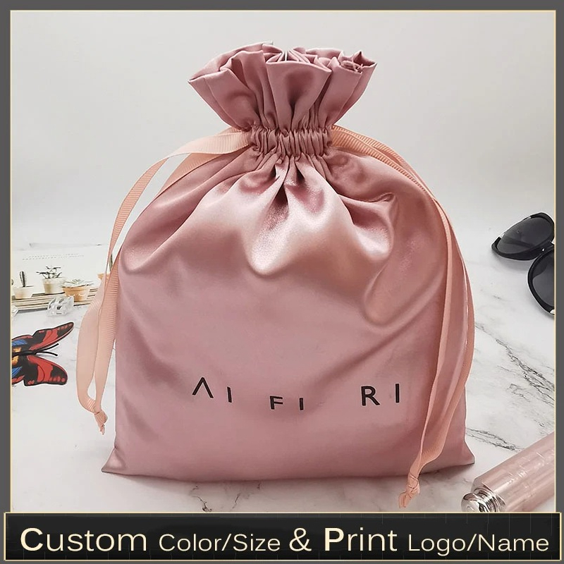 Custom Logo Satin Drawstring B - Makeup Beauty House 리뷰 및 가격