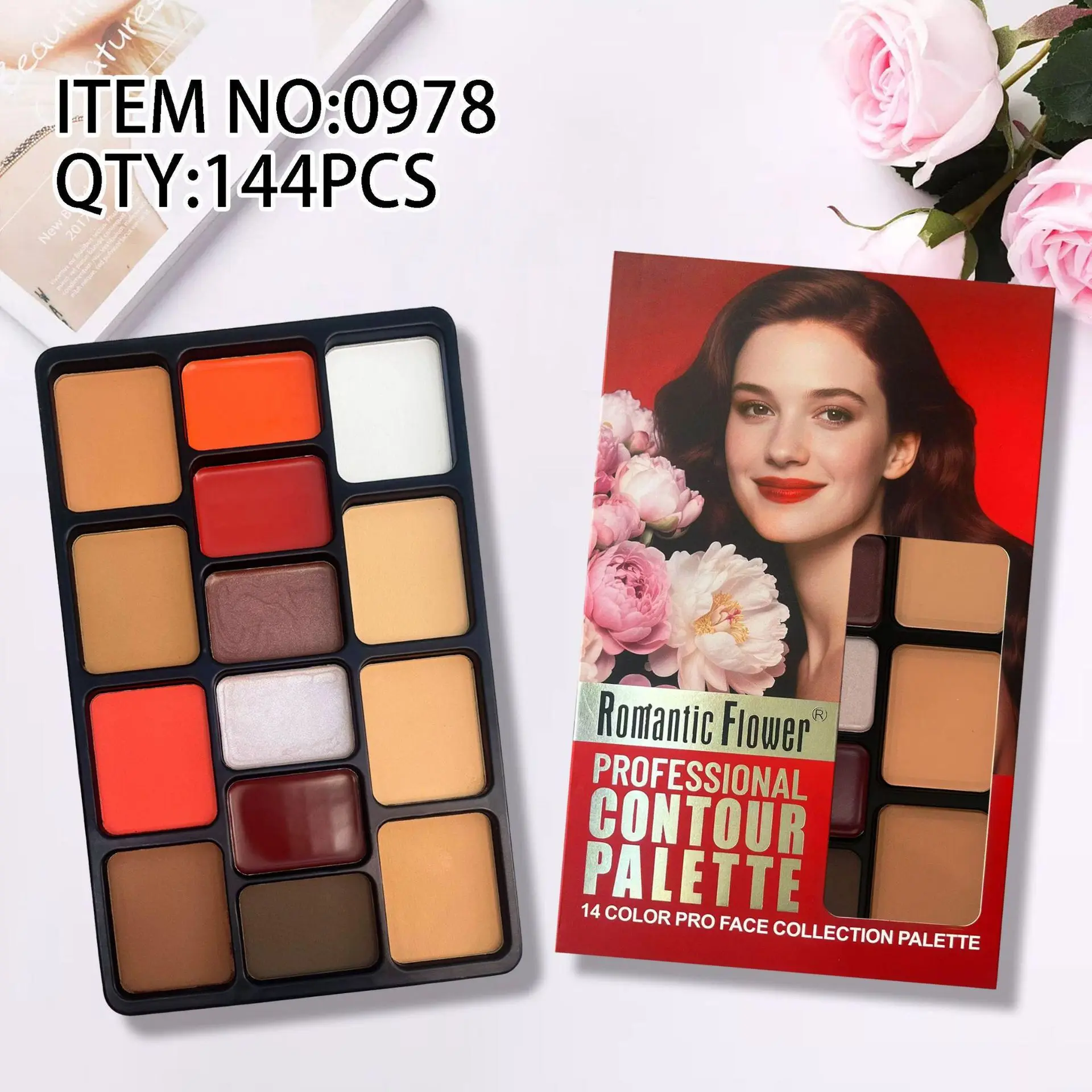 14-Color All-in-One Makeup Pal - Beauty Makeup Look 리뷰 및 가격