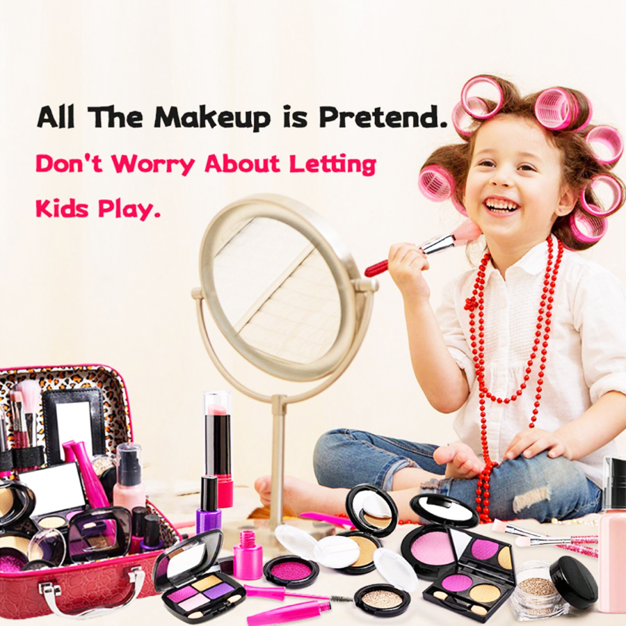 Pretend Makeup Kit for Girls,  - Beauty Makeup For Kids 리뷰 및 가격