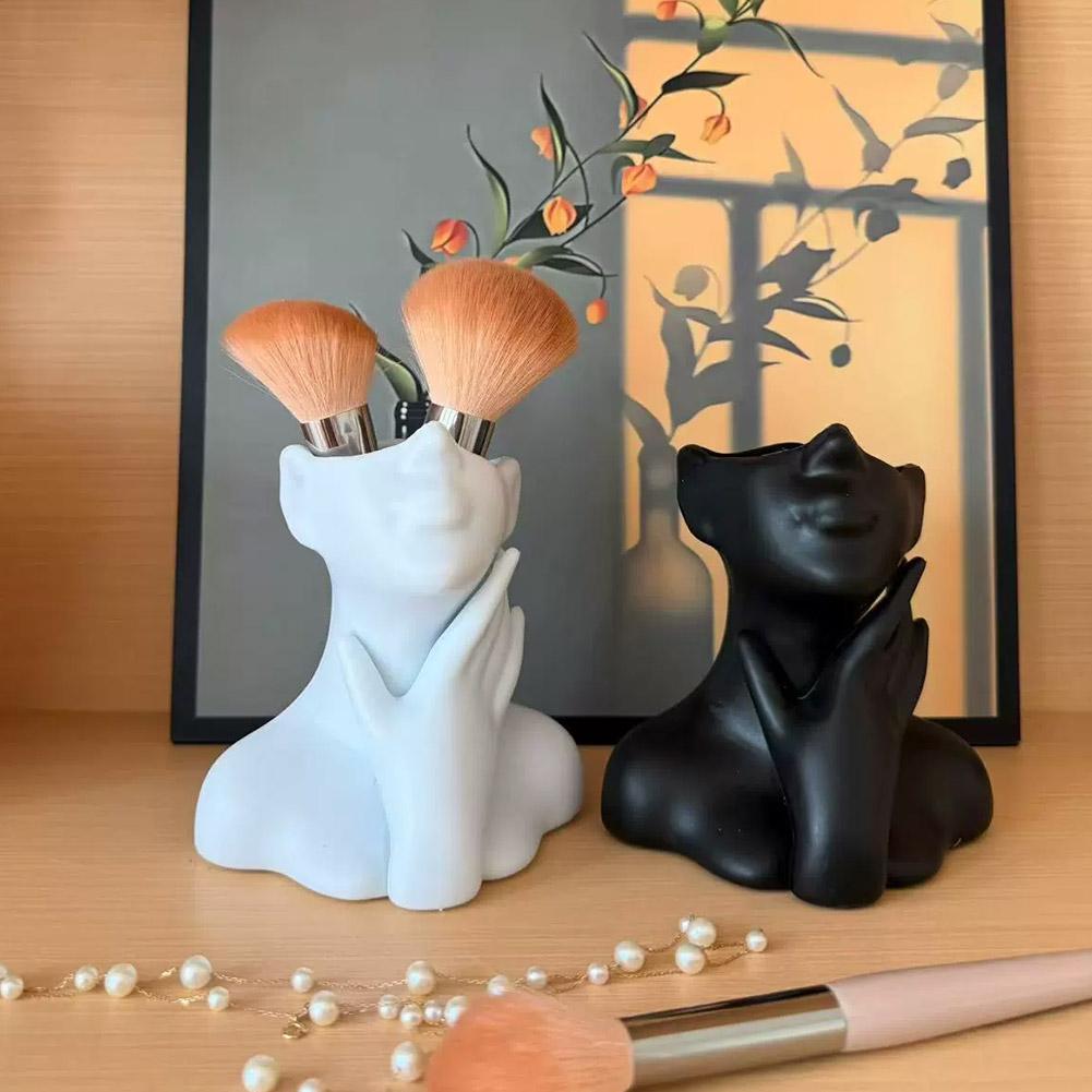 Female Bust Figurine Vase Make - Woman Beauty Makeup 리뷰 및 가격